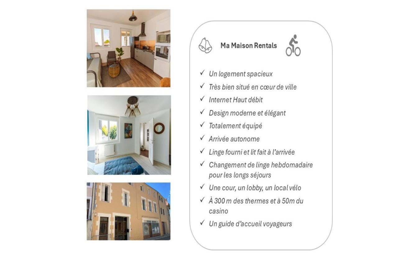 Bel Appartement 35 M 1Er Etage Évaux-les-Bains Kültér fotó